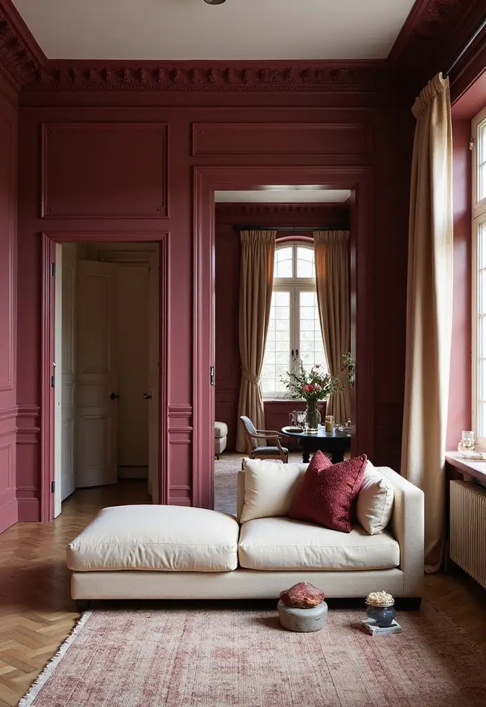 30 Bloxburg House Color Schemes to Inspire Your Build 26 30 Bloxburg House Color Schemes to Inspire Your Build - 26. Rich Burgundy and Cream