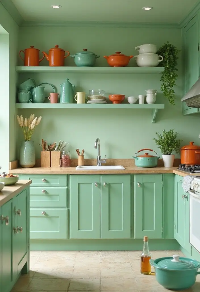 30 Calming Light Green Paint Colors for a Fresh Home Look - 11. Basil Green