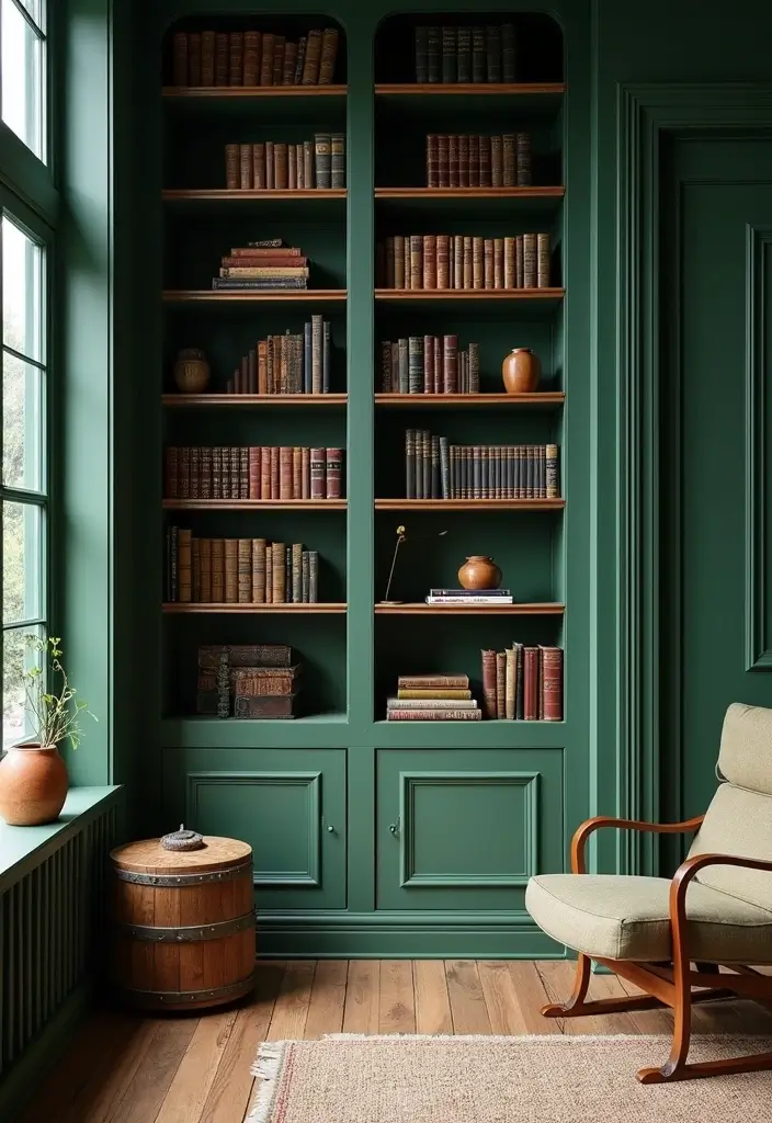 30 Calming Light Green Paint Colors for a Fresh Home Look - 15. Spruce Green