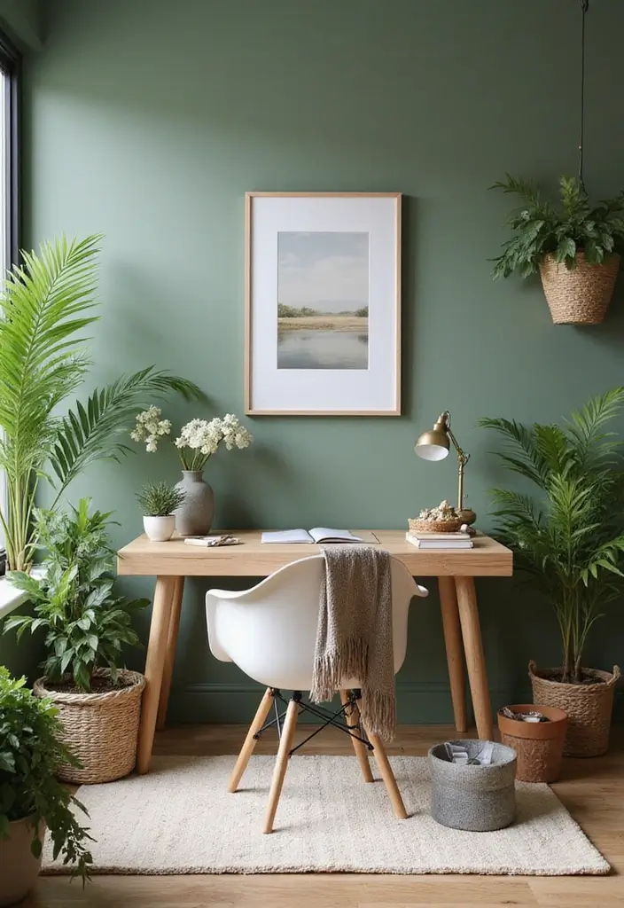 30 Calming Light Green Paint Colors for a Fresh Home Look - 28. Herb Garden