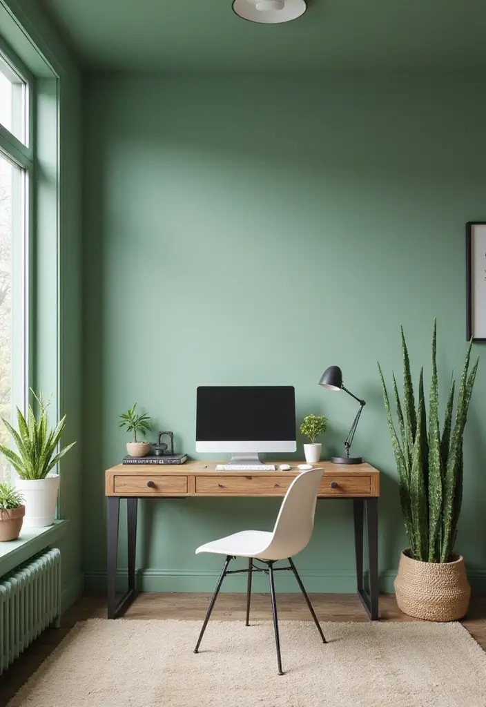 30 Calming Light Green Paint Colors for a Fresh Home Look - 6. Aloe Vera