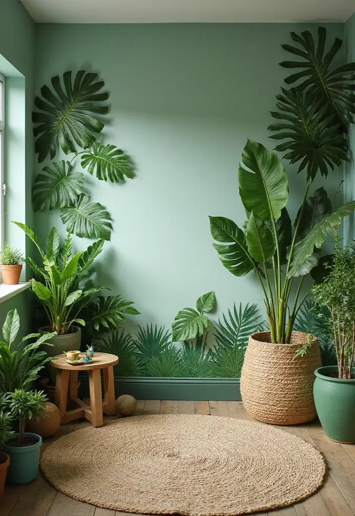 30+ Color de Pintura para Cuartos Ideas Inspiradoras - 10. Inspiración De La Selva: Colores Naturales