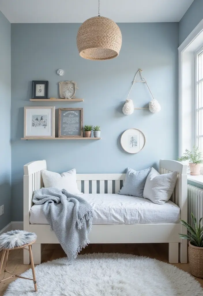 30+ Color de Pintura para Cuartos Ideas Inspiradoras - 12. Colores de Invierno: Frío y Acogedor