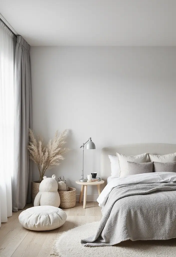 30+ Color de Pintura para Cuartos Ideas Inspiradoras - 16. Estilo Escandinavo: Colores Sofisticados