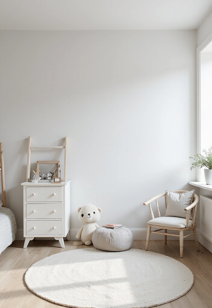 30+ Color de Pintura para Cuartos Ideas Inspiradoras - 28. Estilo Minimalista: Colores y Espacio Abierto