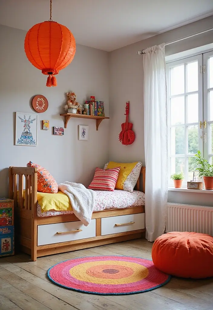 30 Creative Boys Room Paint Ideas Perfect for Every Age - 23. Energetic Neon Accents