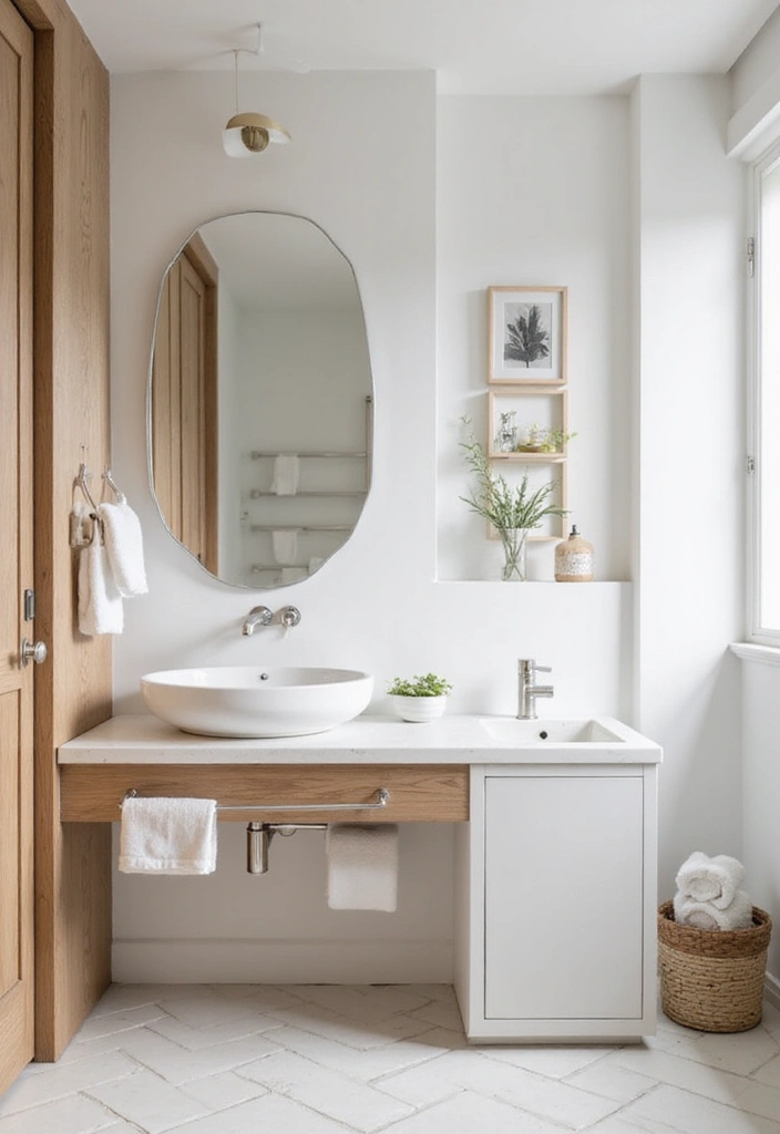 30+ Fresh Paint Colors for Bathroom That Make Small Spaces Look Bigger - 1. Soft White for Effortless Elegance