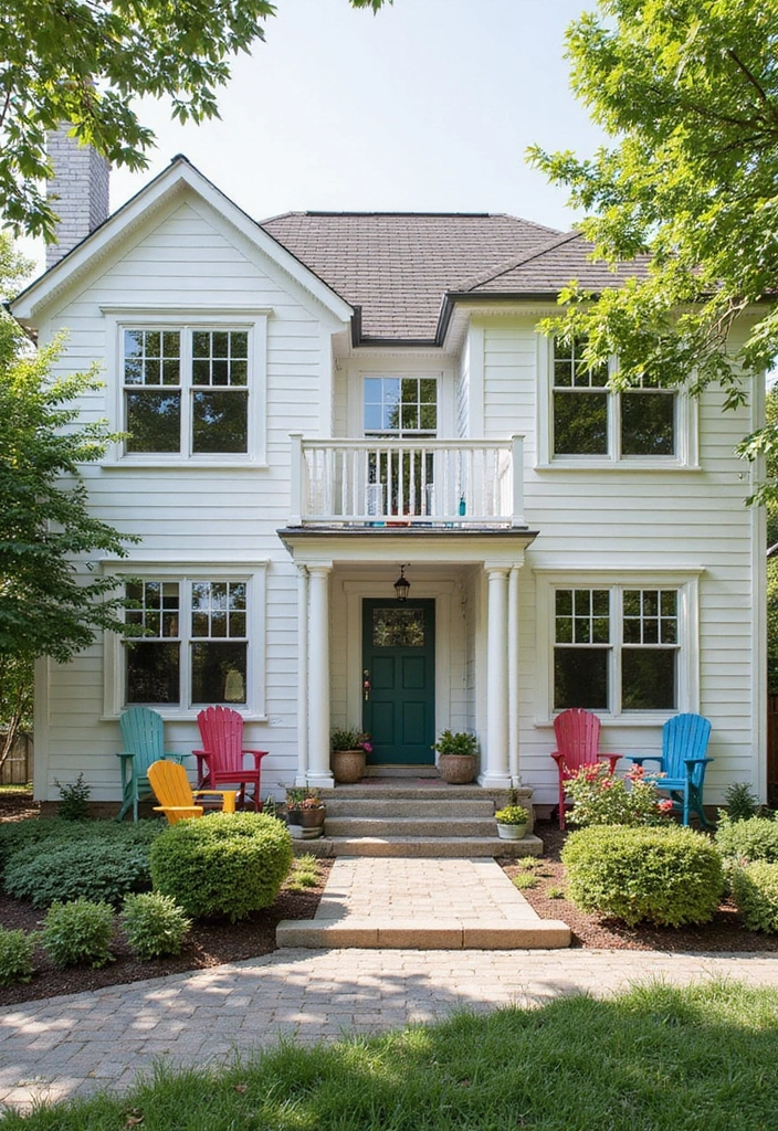30 Gorgeous Exterior Paint Colors for House to Boost Curb Appeal 16 30 Gorgeous Exterior Paint Colors for House to Boost Curb Appeal - 16. Classic White
