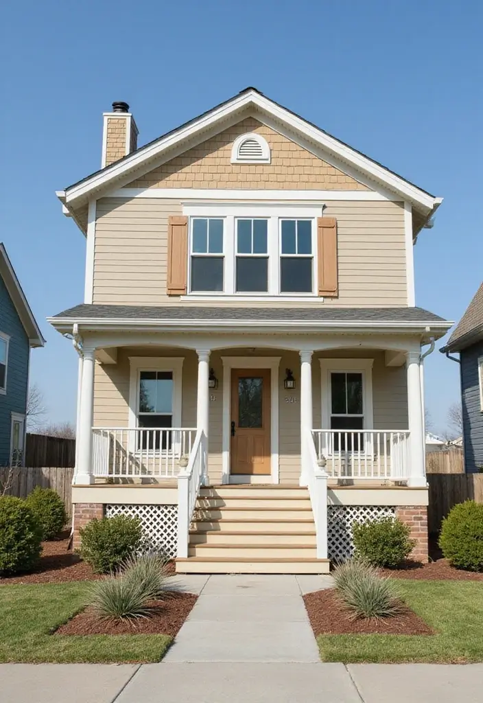 30 Gorgeous Exterior Paint Colors for House to Boost Curb Appeal 2 30 Gorgeous Exterior Paint Colors for House to Boost Curb Appeal - 2. Ocean Breeze
