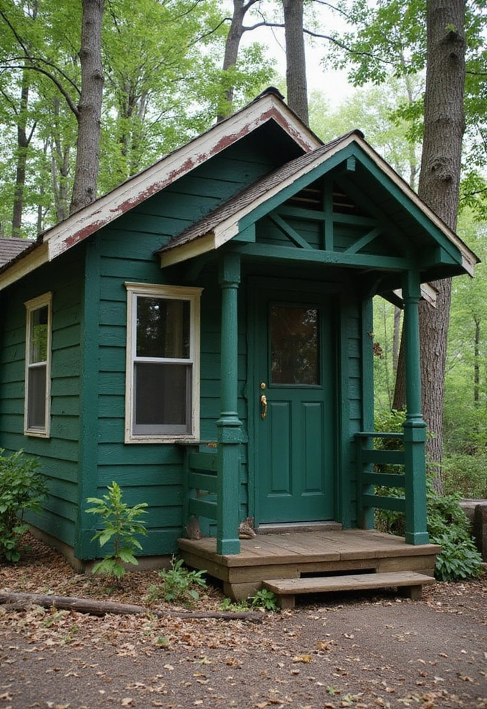 30 Gorgeous Exterior Paint Colors for House to Boost Curb Appeal 20 30 Gorgeous Exterior Paint Colors for House to Boost Curb Appeal - 20. Forest Green