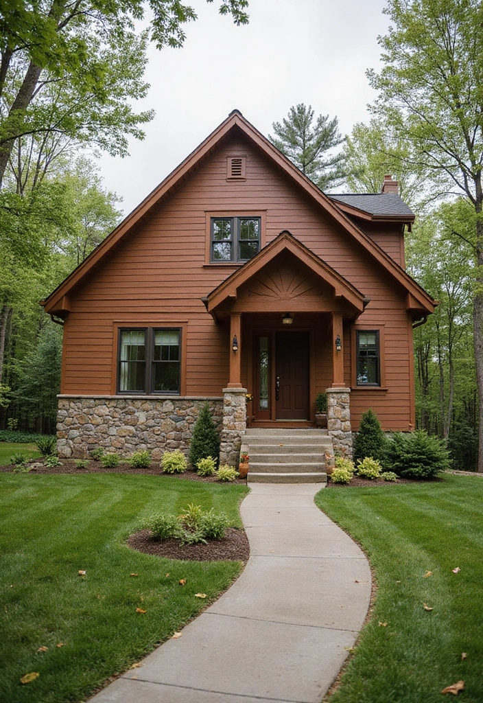 30 Gorgeous Exterior Paint Colors for House to Boost Curb Appeal 28 30 Gorgeous Exterior Paint Colors for House to Boost Curb Appeal - 28. Muted Clay