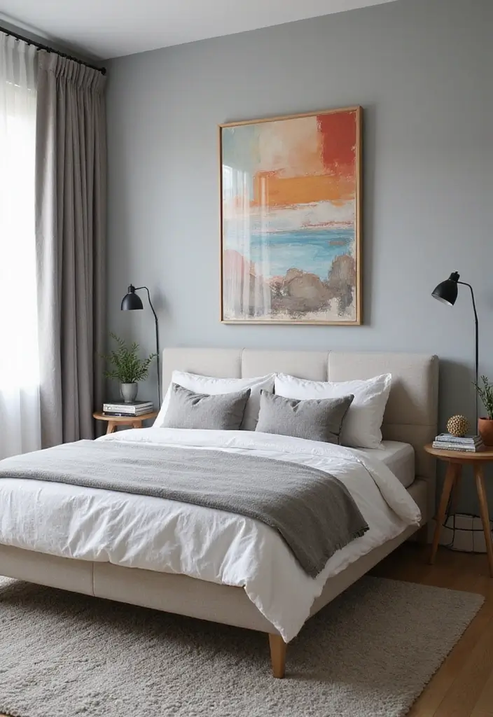 30 Guest Bedroom Paint Colors That Feel Cozy & Welcoming - 13. Light Gray