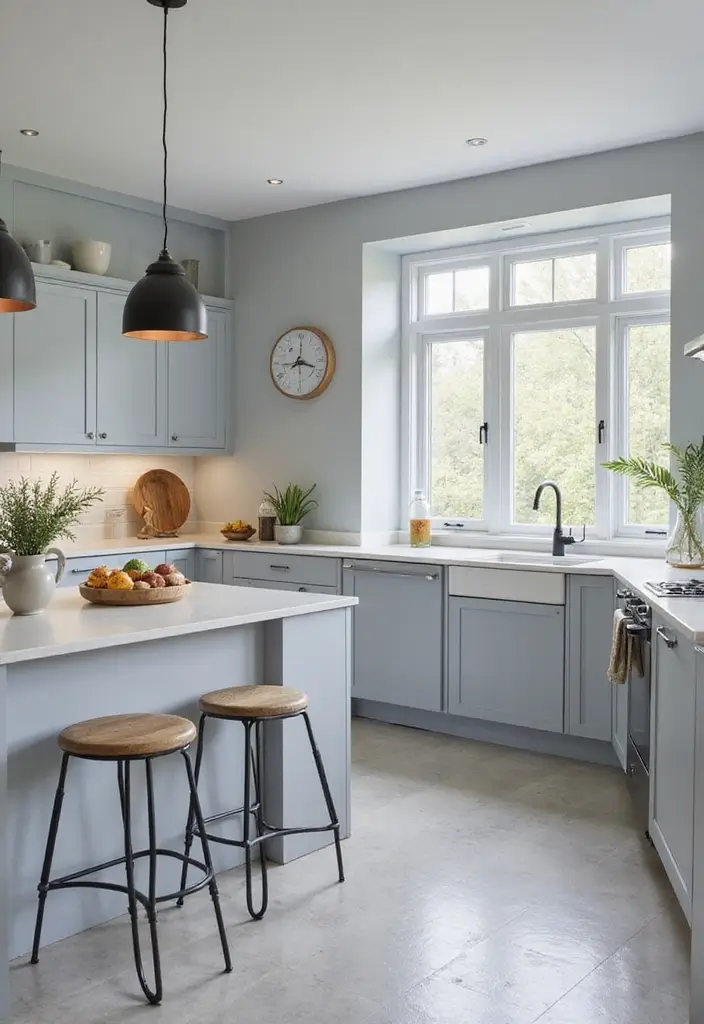 30 Light Gray Paint Colors Designers Love for Every Room - 12. Ice Gray - A Refreshing Choice