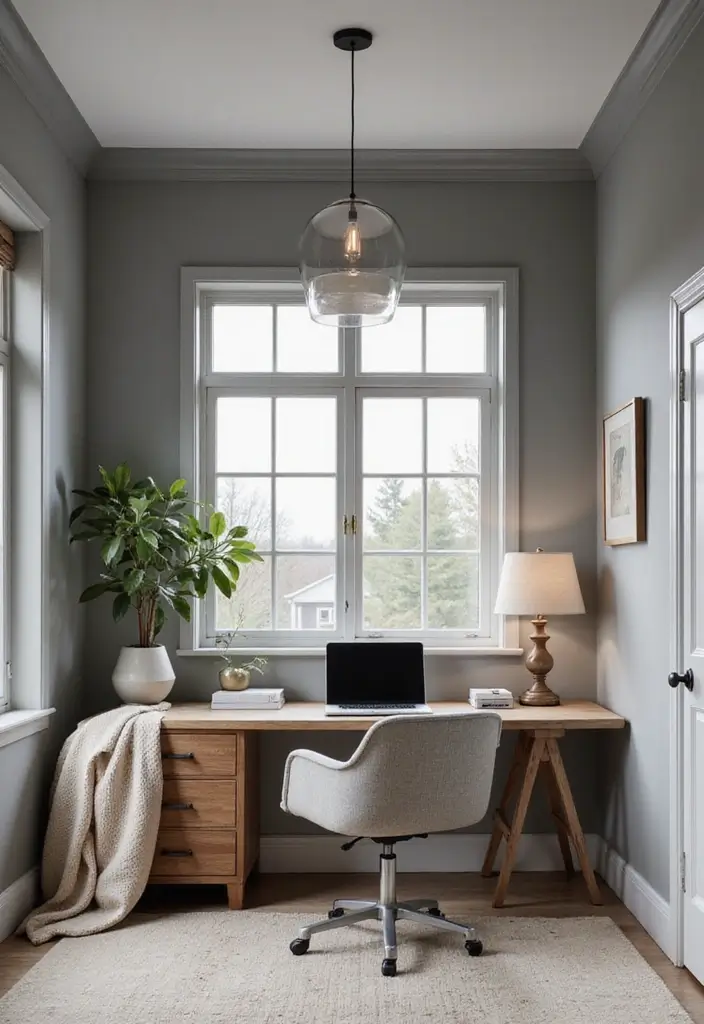 30 Light Gray Paint Colors Designers Love for Every Room - 15. Horizon Gray - Tranquility at Its Best