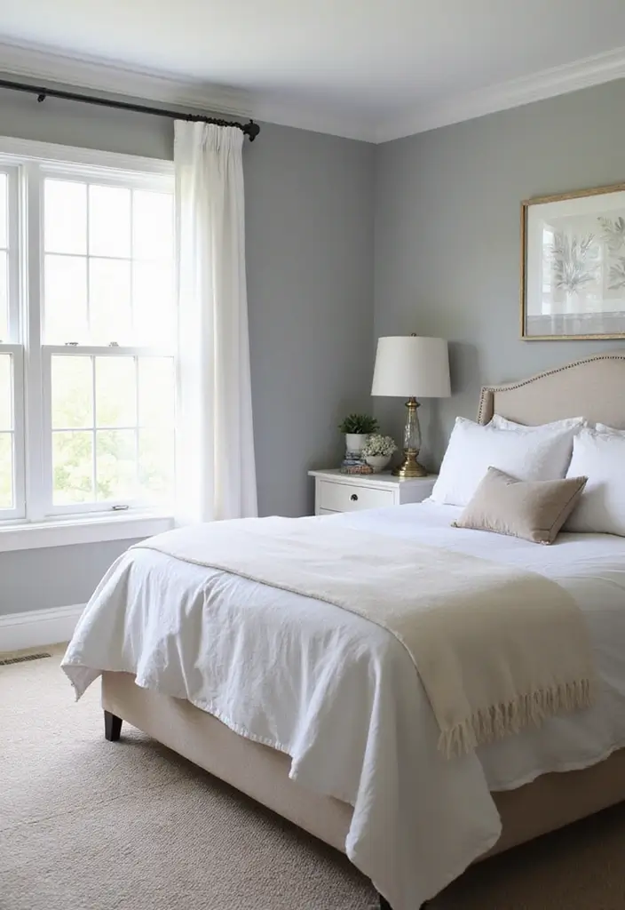 30 Light Gray Paint Colors Designers Love for Every Room - 26. Frosted Gray - Soft and Breezy