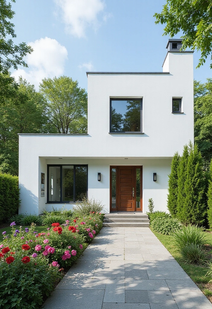 30 Modern Exterior Paint Colors That Boost Home Value - 3. Crisp White