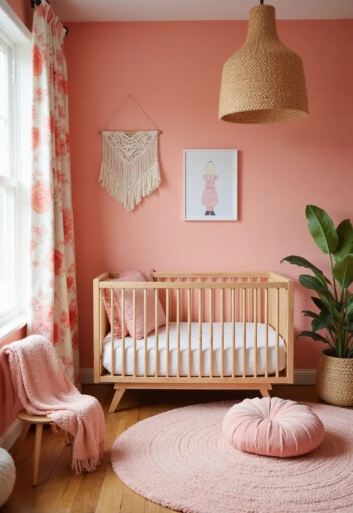 30 Neutral Nursery Paint Colors Perfect for Baby Rooms 10 30 Neutral Nursery Paint Colors Perfect for Baby Rooms - 10. Soft Coral