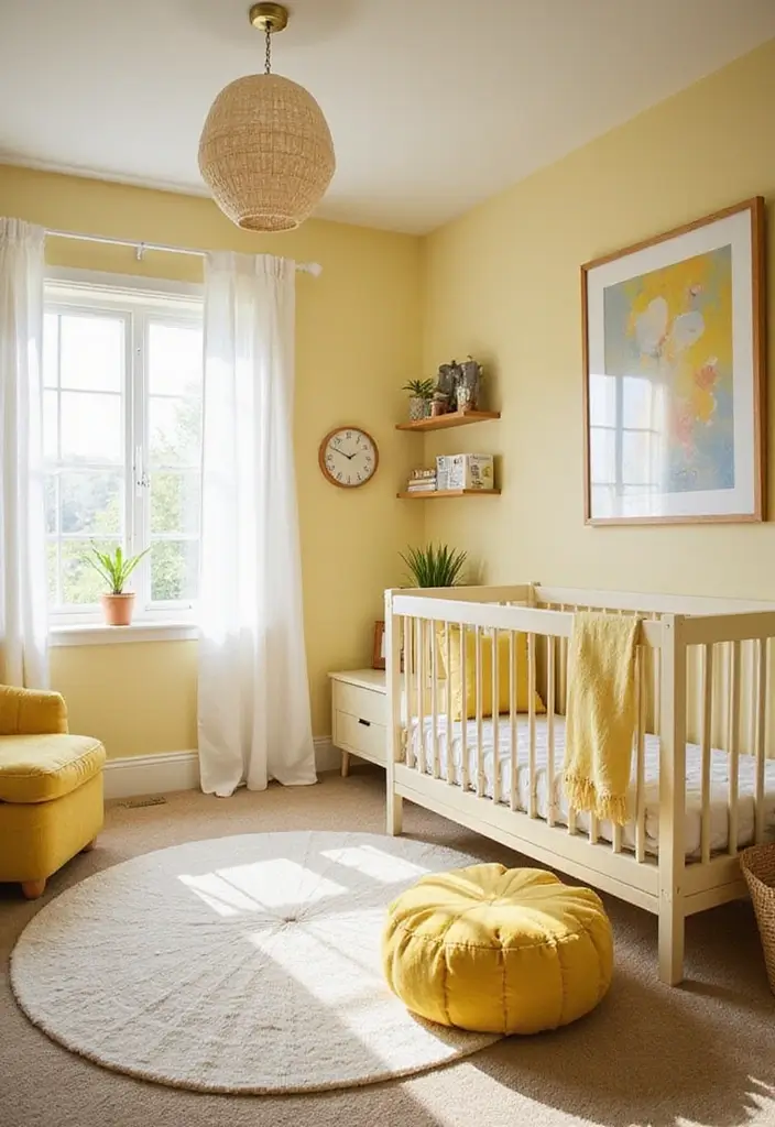 30 Neutral Nursery Paint Colors Perfect for Baby Rooms 12 30 Neutral Nursery Paint Colors Perfect for Baby Rooms - 12. Pale Lemon