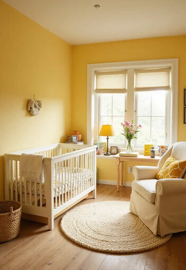 30 Neutral Nursery Paint Colors Perfect for Baby Rooms 18 30 Neutral Nursery Paint Colors Perfect for Baby Rooms - 18. Soft Sunbeam