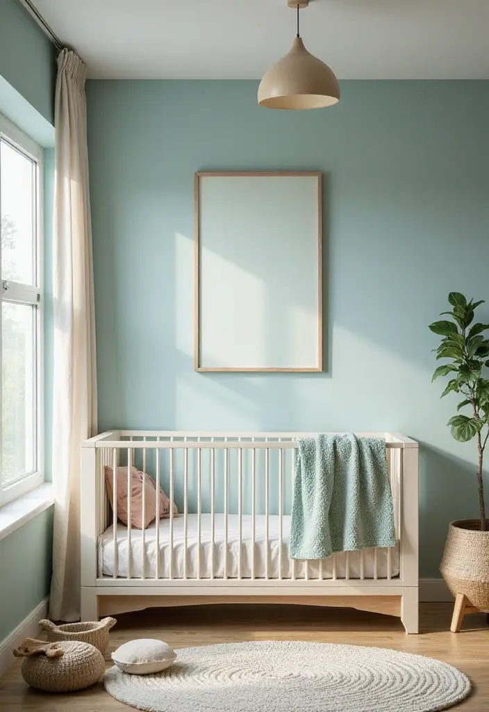 30 Neutral Nursery Paint Colors Perfect for Baby Rooms 20 30 Neutral Nursery Paint Colors Perfect for Baby Rooms - 20. Pale Aqua