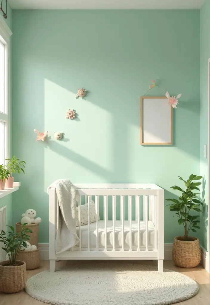 30 Neutral Nursery Paint Colors Perfect for Baby Rooms 24 30 Neutral Nursery Paint Colors Perfect for Baby Rooms - 24. Creamy Mint