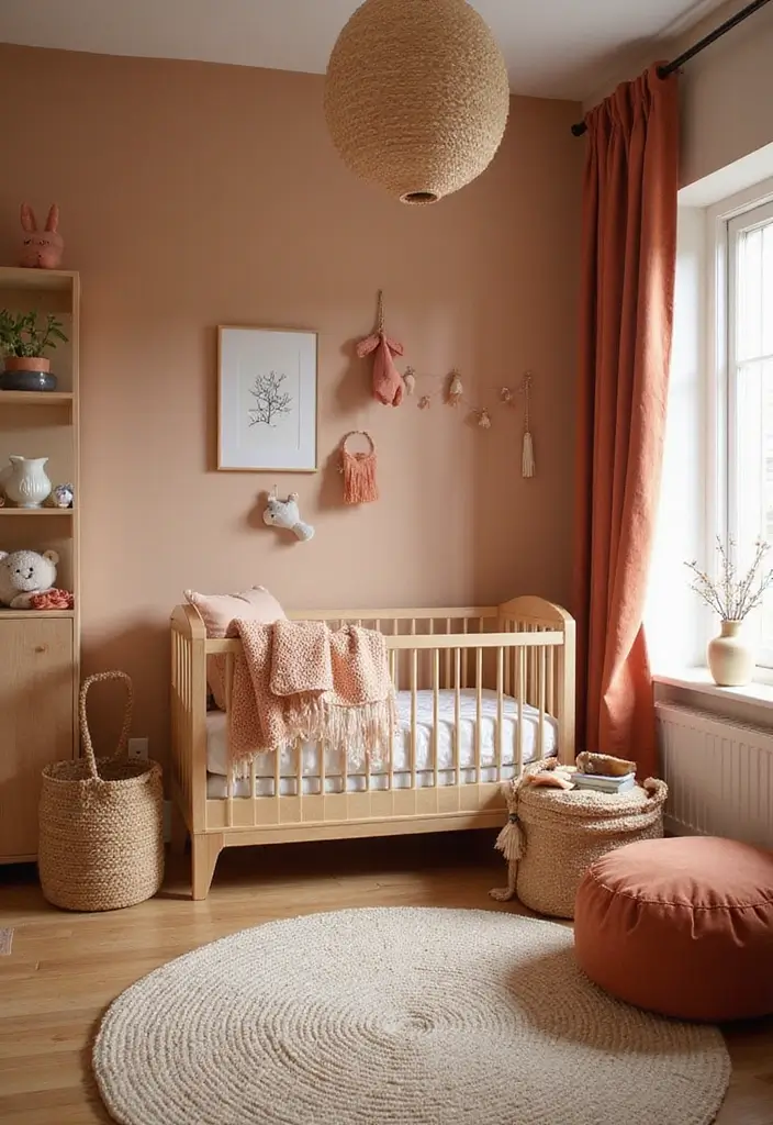 30 Neutral Nursery Paint Colors Perfect for Baby Rooms 29 30 Neutral Nursery Paint Colors Perfect for Baby Rooms - 29. Pale Terracotta