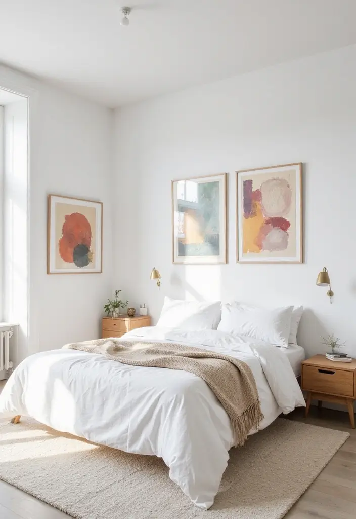 30+ Stunning Bedroom Paint Color Ideas to Transform Your Room Instantly 12 30+ Stunning Bedroom Paint Color Ideas to Transform Your Room Instantly - 12. Bright White for a Minimalist Approach