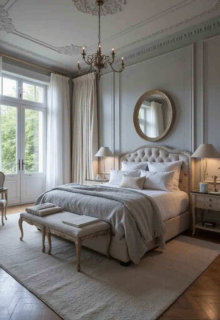 30+ Stunning Bedroom Paint Color Ideas to Transform Your Room Instantly 28 30+ Stunning Bedroom Paint Color Ideas to Transform Your Room Instantly - 28. Silvery Gray for Elegance