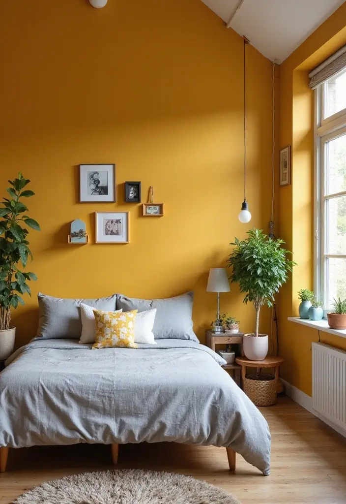 30+ Stunning Bedroom Paint Color Ideas to Transform Your Room Instantly 8 30+ Stunning Bedroom Paint Color Ideas to Transform Your Room Instantly - 8. Warm Mustard for a Retro Pop