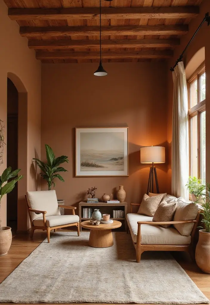 30 Warm Light Brown Paint Colors for Cozy Interiors 16 30 Warm Light Brown Paint Colors for Cozy Interiors - 16. Earthy Caramel