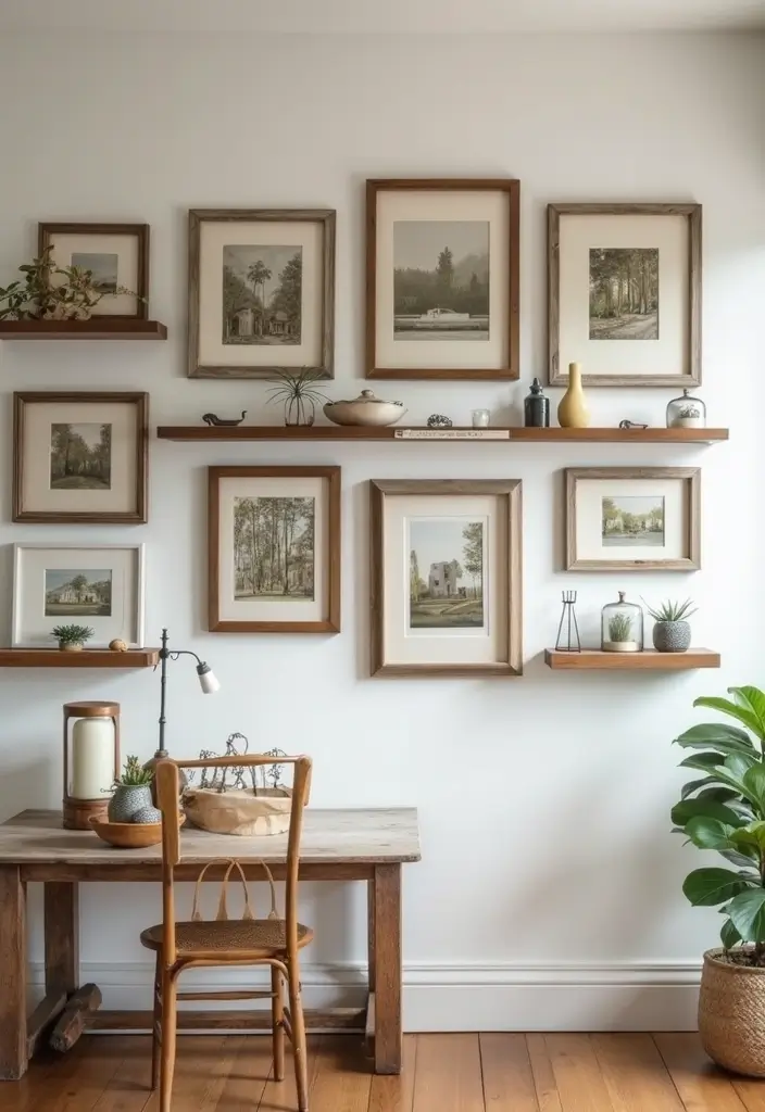28 Dining Room Corner Ideas That Make the Most of Space - 14. Personal Photo Gallery