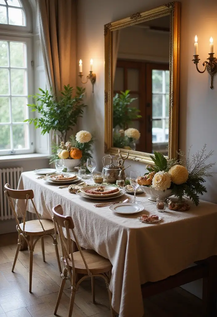 28 Dining Room Corner Ideas That Make the Most of Space - 15. Elegant Buffet Table