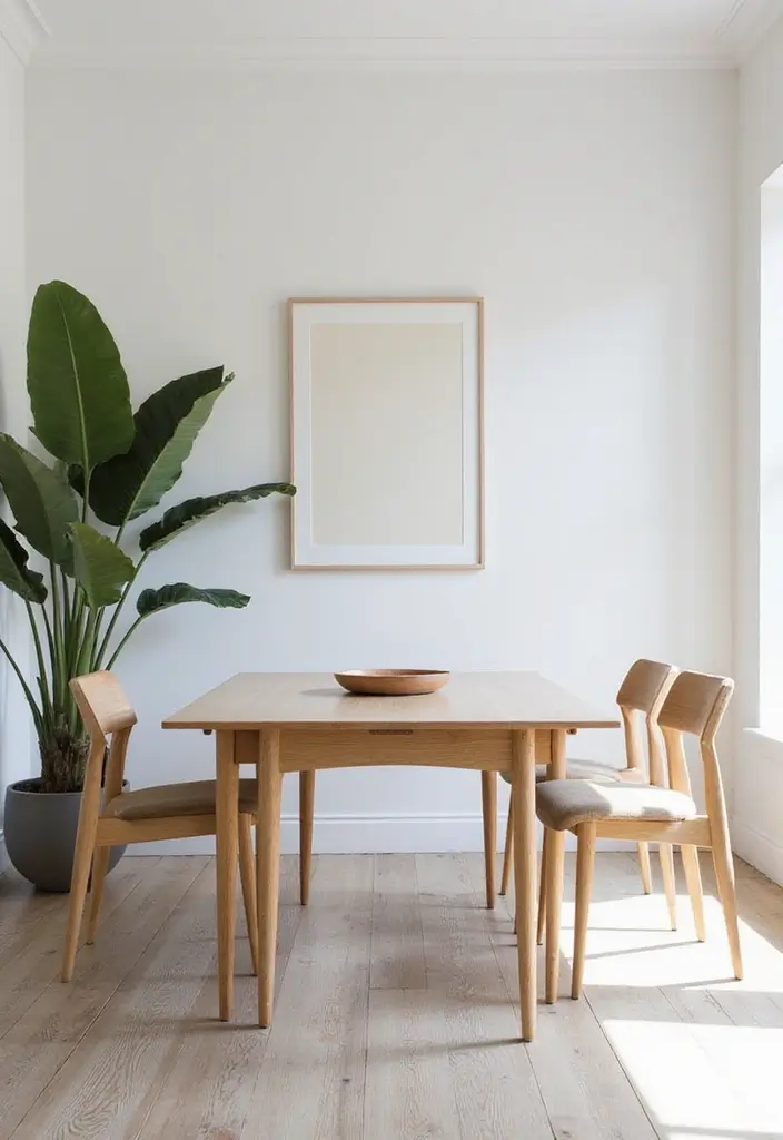28 Dining Room Corner Ideas That Make the Most of Space - 17. Minimalist Style Corner