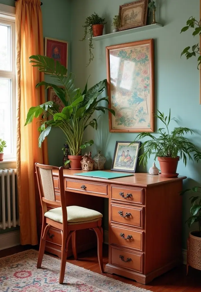 28 Dining Room Corner Ideas That Make the Most of Space - 19. Upcycled Furniture Corner