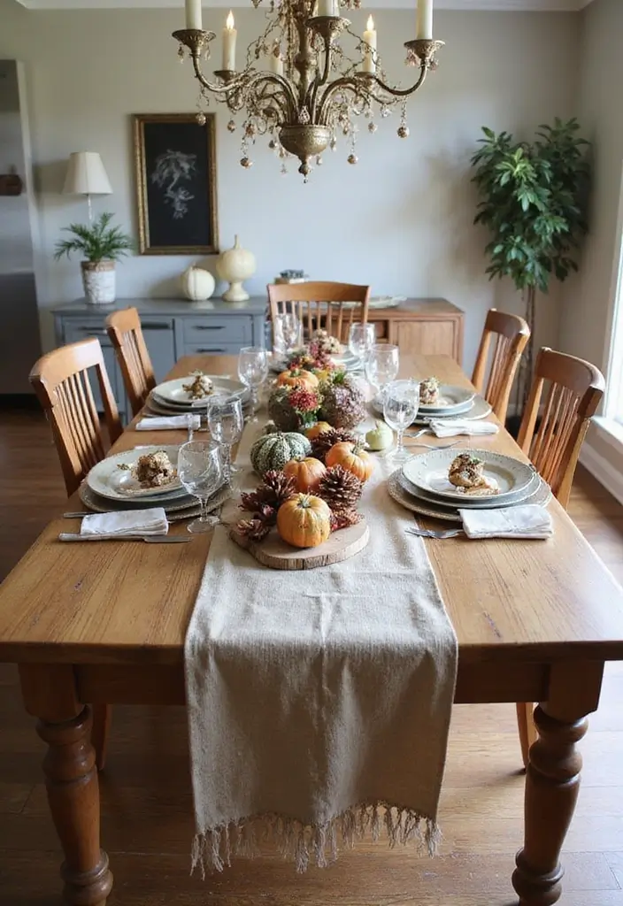 28 Dining Room Corner Ideas That Make the Most of Space - 26. Farmhouse Table Runner