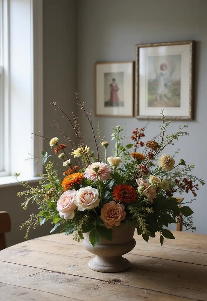 28 Dining Room Corner Ideas That Make the Most of Space - 28. Seasonal Centerpiece Ideas