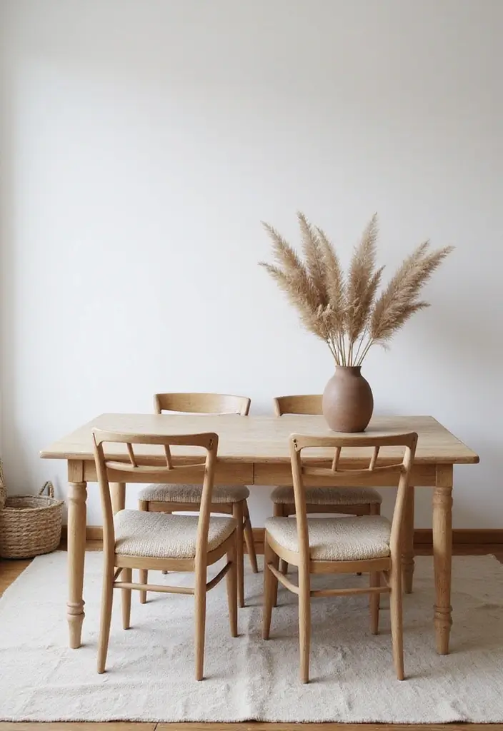 27 Vintage Dining Room Looks That Bring Back Charm - 8. Scandinavian Minimalism with Vintage Touches