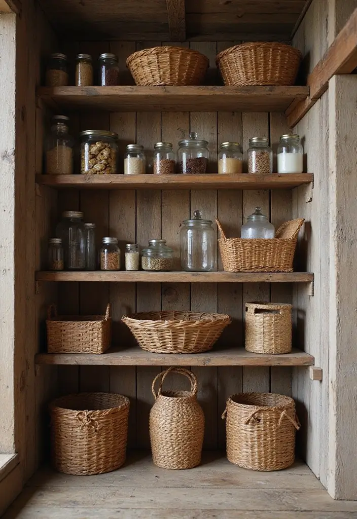 28 Dining Room Corner Ideas That Make the Most of Space - 9. Farmhouse Pantry Corner