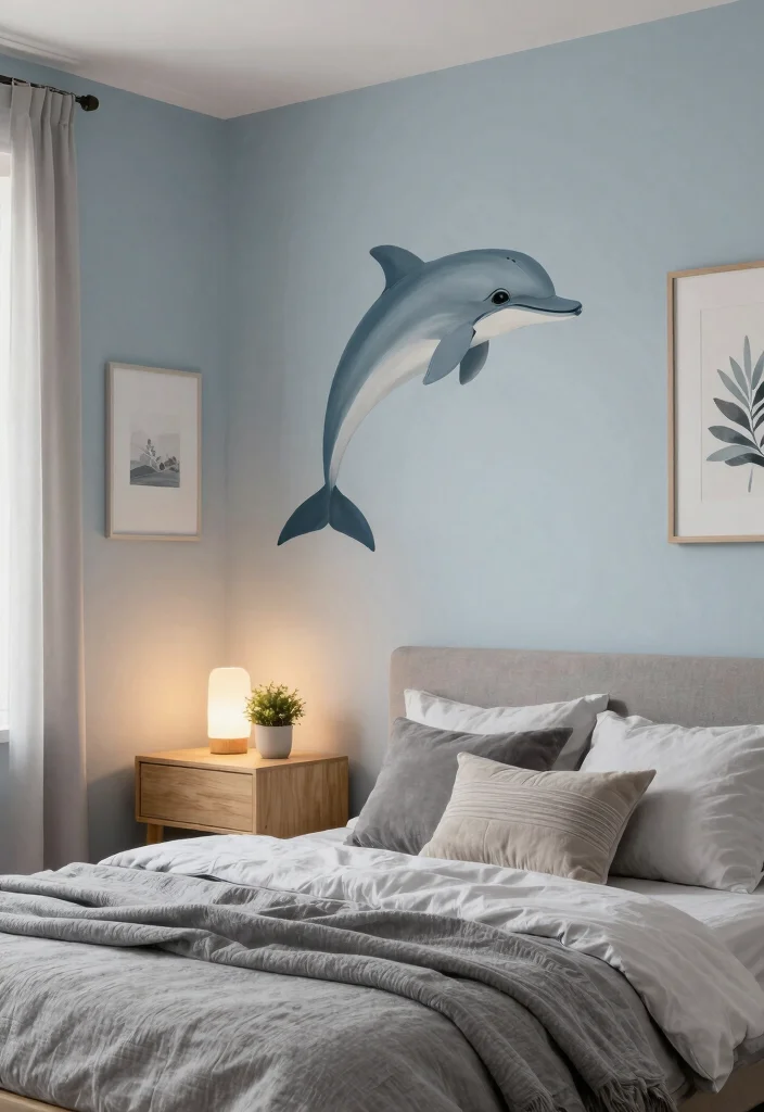 10 Behr Grey Paint Colors Perfect for Bedroom Walls 12 10 Behr Grey Paint Colors Perfect for Bedroom Walls - 2. Dolphin Fin - Subtle and Soft 1
