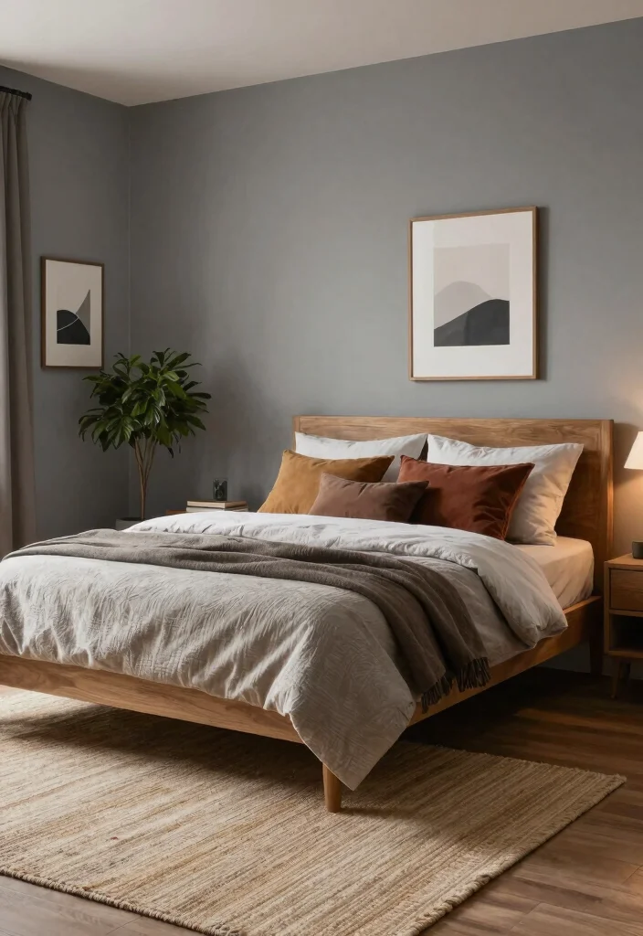 10 Behr Grey Paint Colors Perfect for Bedroom Walls 23 10 Behr Grey Paint Colors Perfect for Bedroom Walls - 3. Pebble Grey - Earthy Sophistication 1