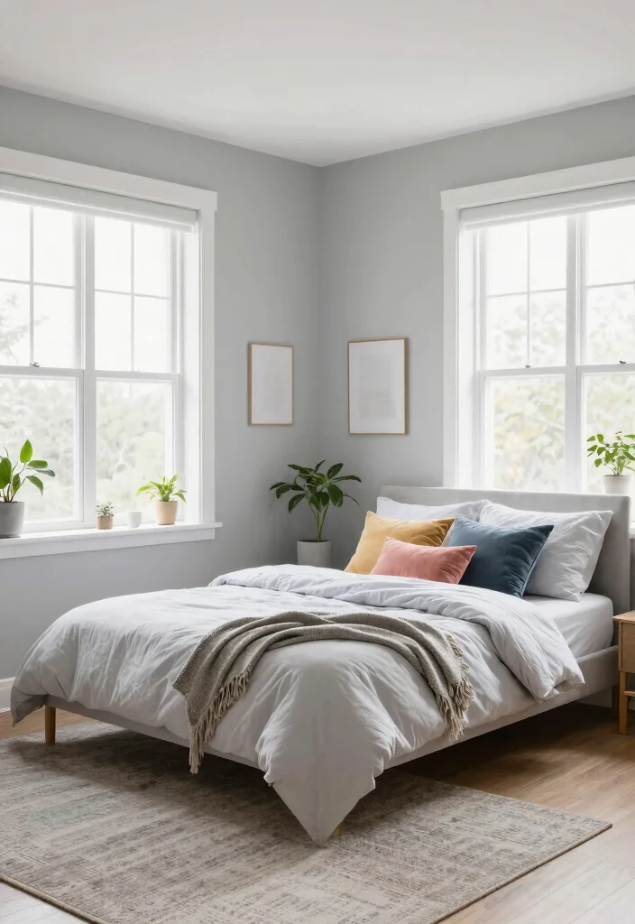 10 Behr Grey Paint Colors Perfect for Bedroom Walls 67 10 Behr Grey Paint Colors Perfect for Bedroom Walls - 7. Cloud Cover - Light and Breezy 1
