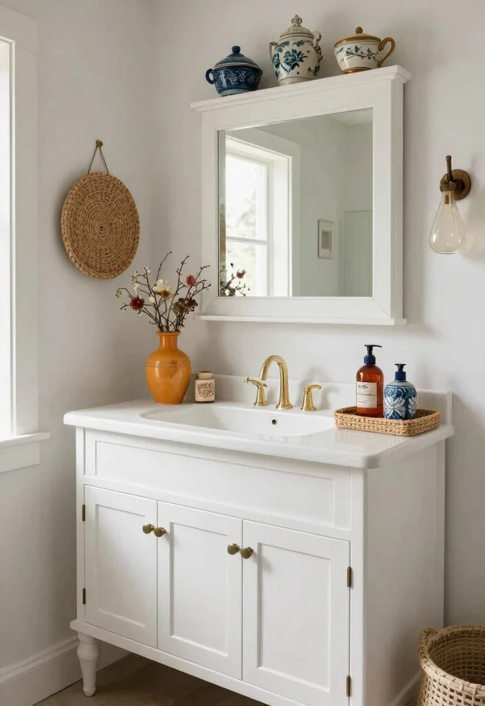 10 Best Bathroom Vanity Paint Colors for Timeless Style - 8. Antique White 1