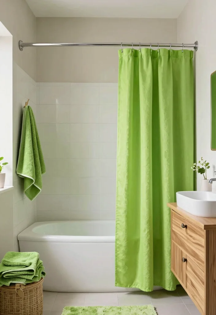 10 Best Green Bathroom Paint Colors for a Fresh Natural Look - 7. Chartreuse 1