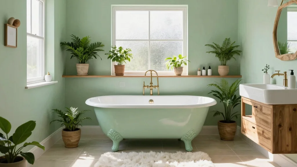 10 Best Green Bathroom Paint Colors for a Fresh Natural Look