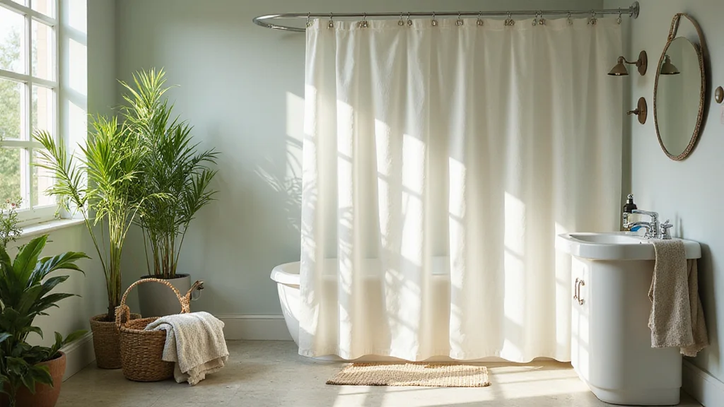 10 Clear Shower Curtain Ideas for Bright Open Bathroom Style