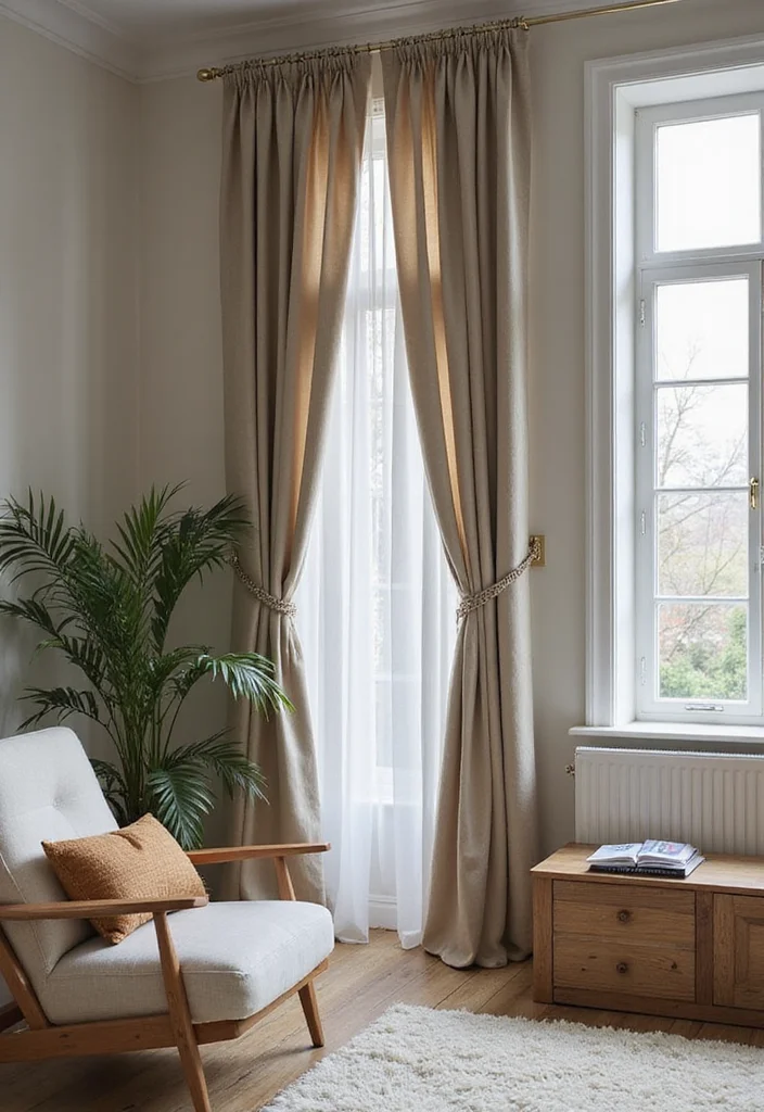 10 Curtain Box Ideas for Clean Architectural Finish - 7. Multi-Tier Curtain Box