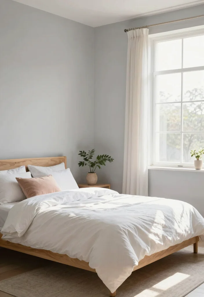 10 Dark Grey Bedroom Paint Colors for a Cozy Modern Look - 9. Misty Grey 1