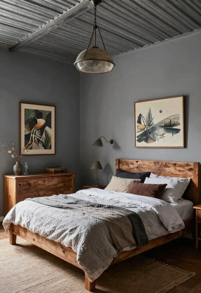 10 Dark Grey Bedroom Wall Paint Colors That Feel Modern 67 10 Dark Grey Bedroom Wall Paint Colors That Feel Modern - 7. Tin Roof 1