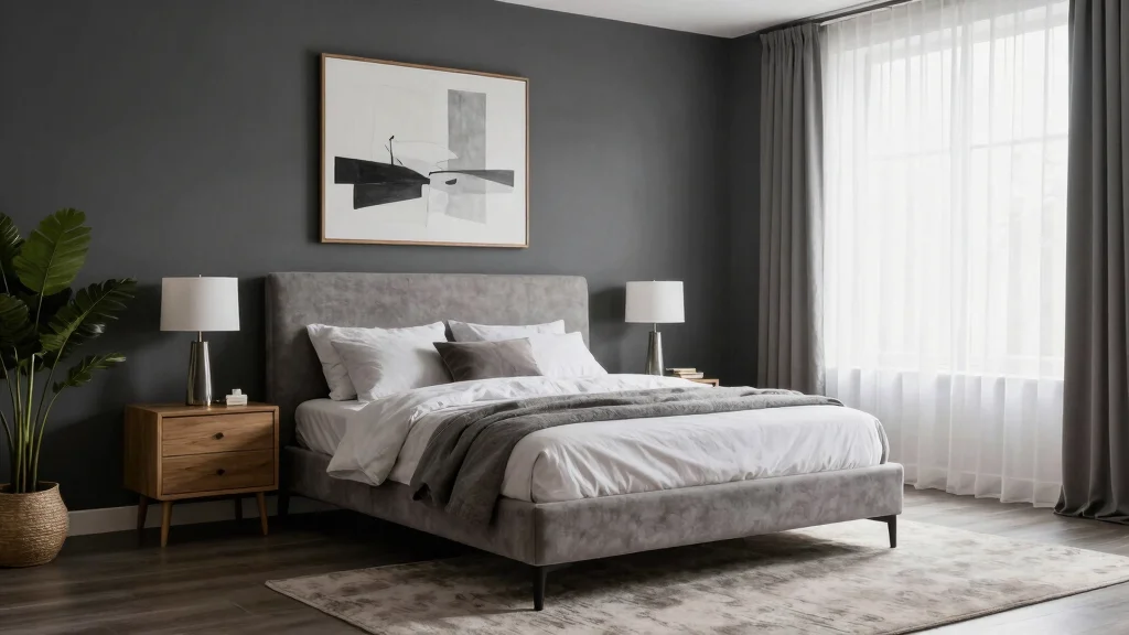 10 Dark Grey Bedroom Wall Paint Colors That Feel Modern