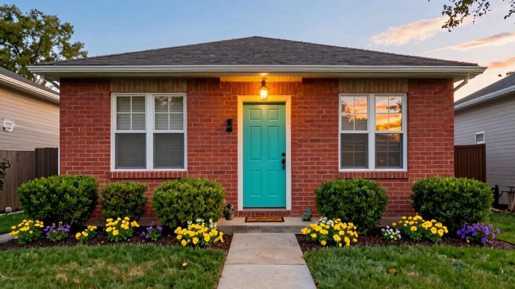 10 Front Door Paint Colors That Complement Red Brick Homes